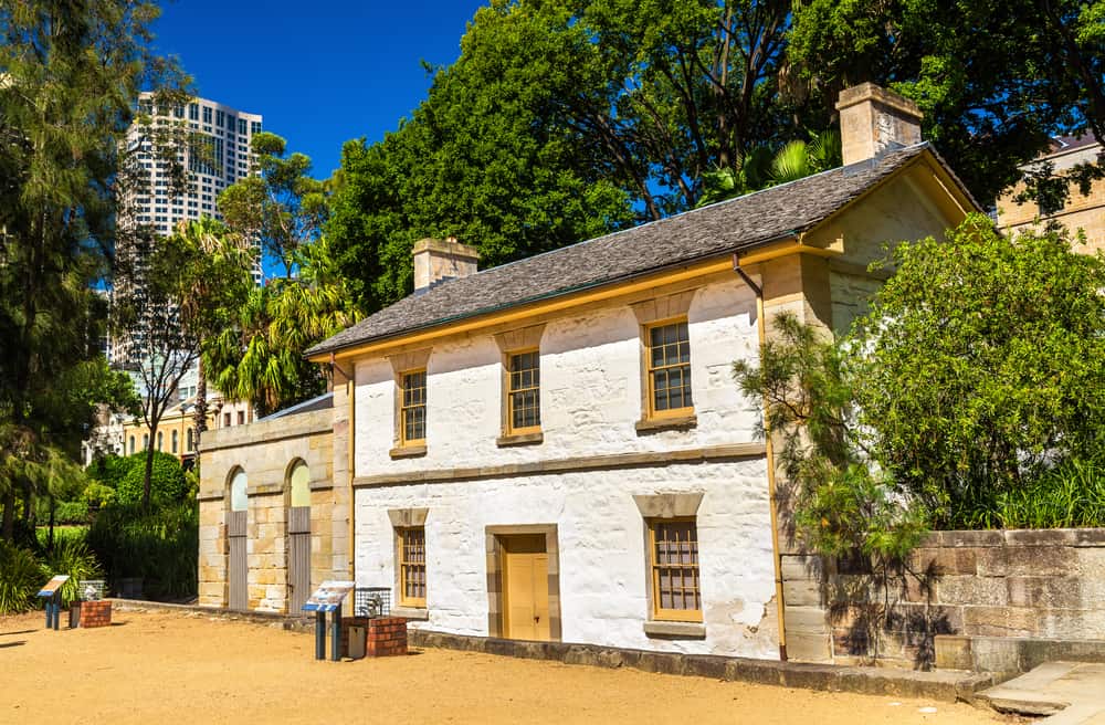 Cadman Cottage er den ældste bygning i Sydney - Australien.