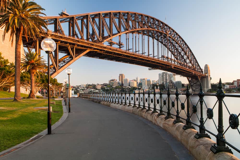 Sydney Harbour Bridge i Australien.